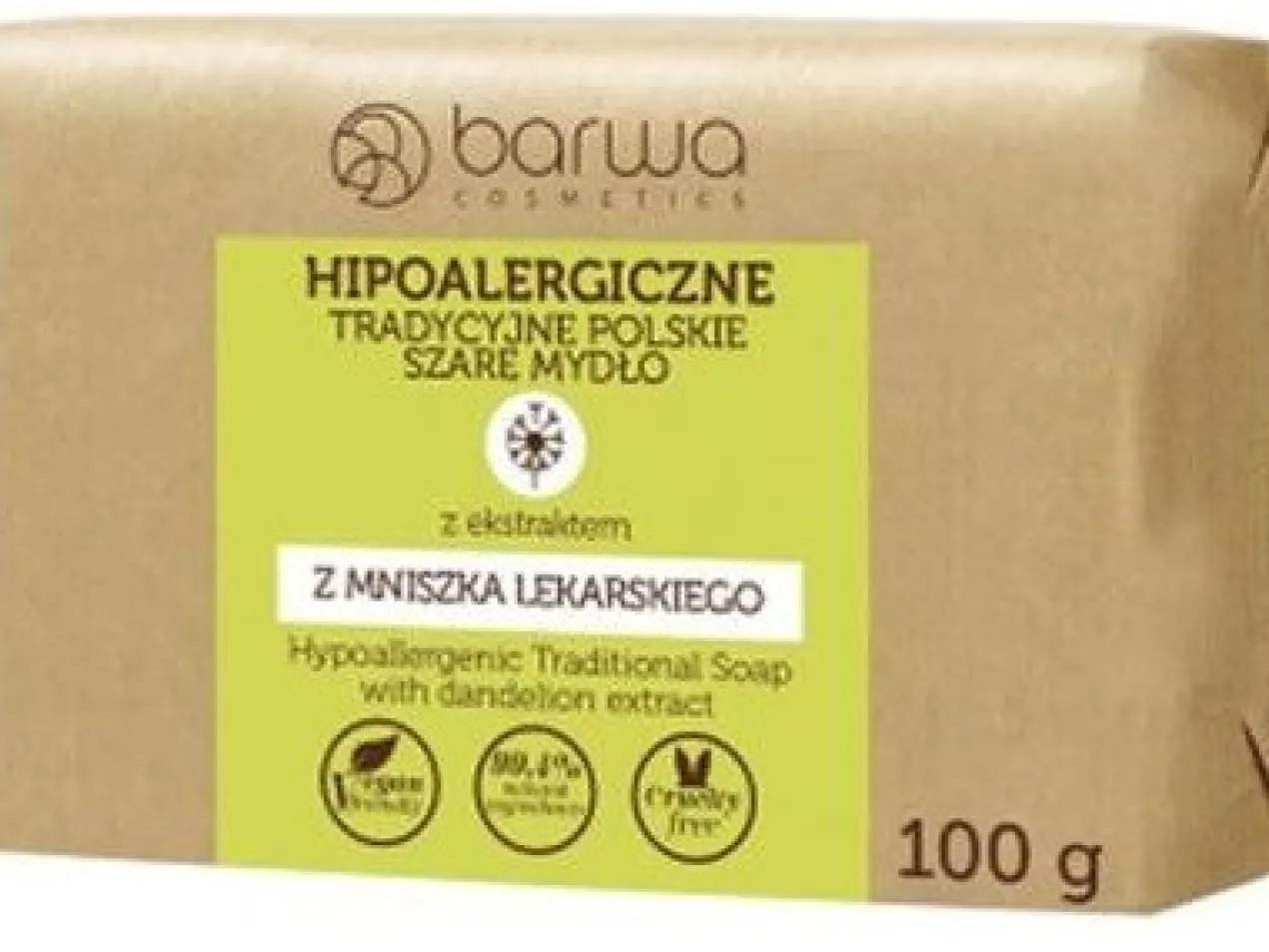 Savon Traditionnel Polonais Hypoallergénique au Pissenlit