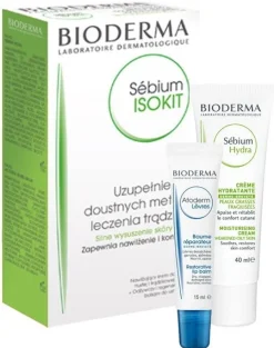 Sebium Isokit Crème visage et Baume pour les lèvres