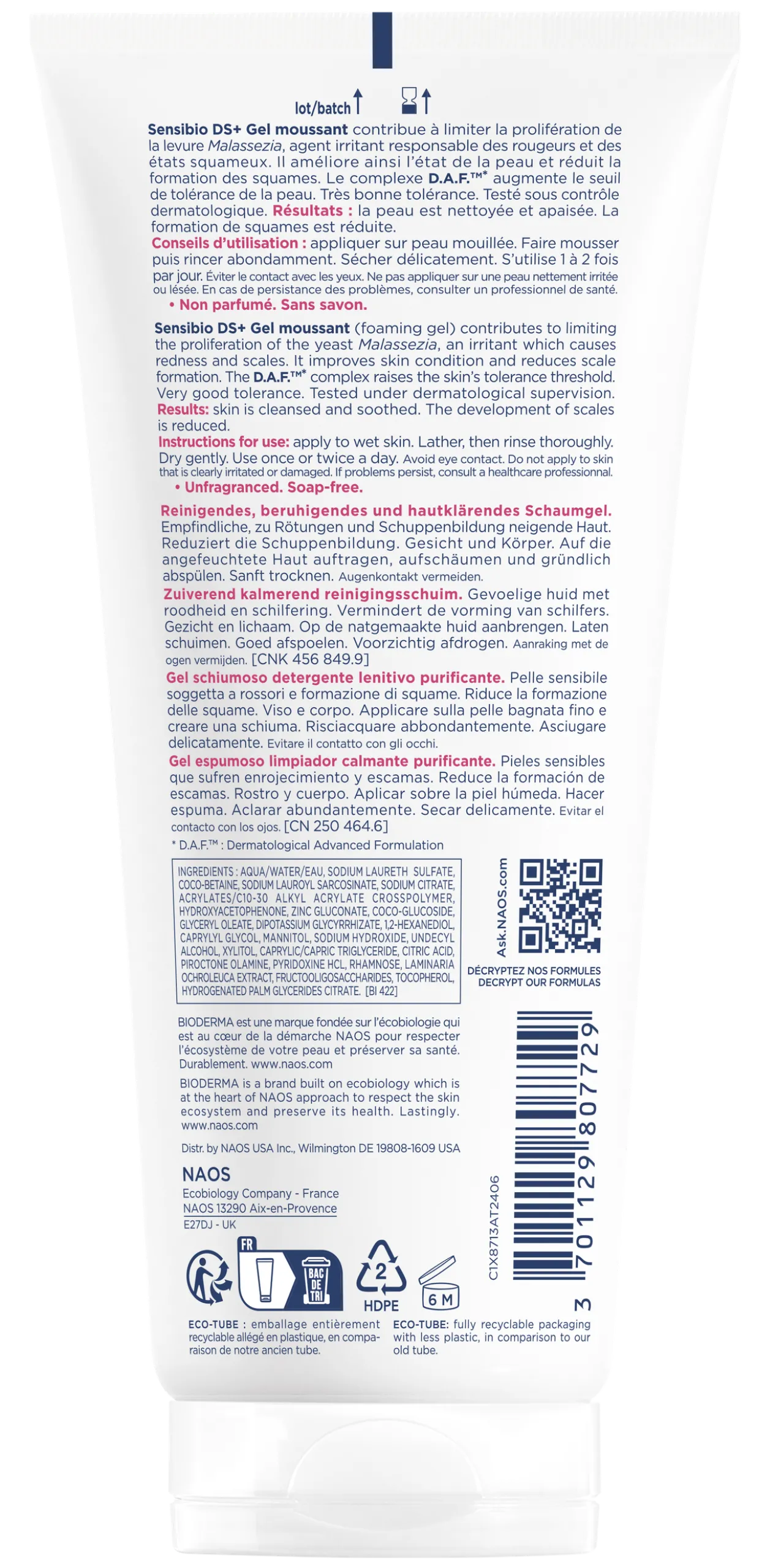 Sensibio DS+ Gel Nettoyant