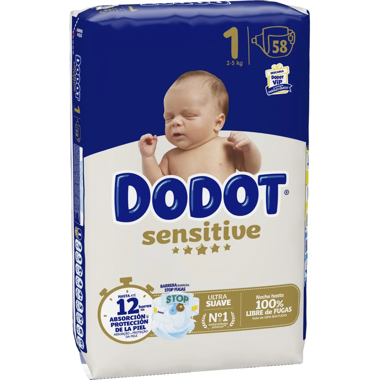 Sensitive Taille 1 Couches Bébé 2-5kg
