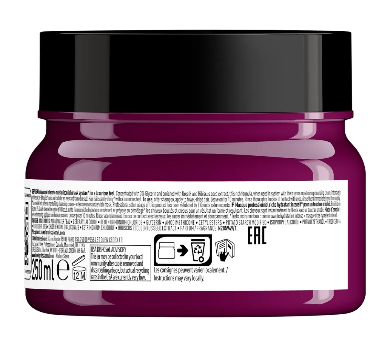 Serie Expert Curl Expression Masque Hydratant Riche Intensif