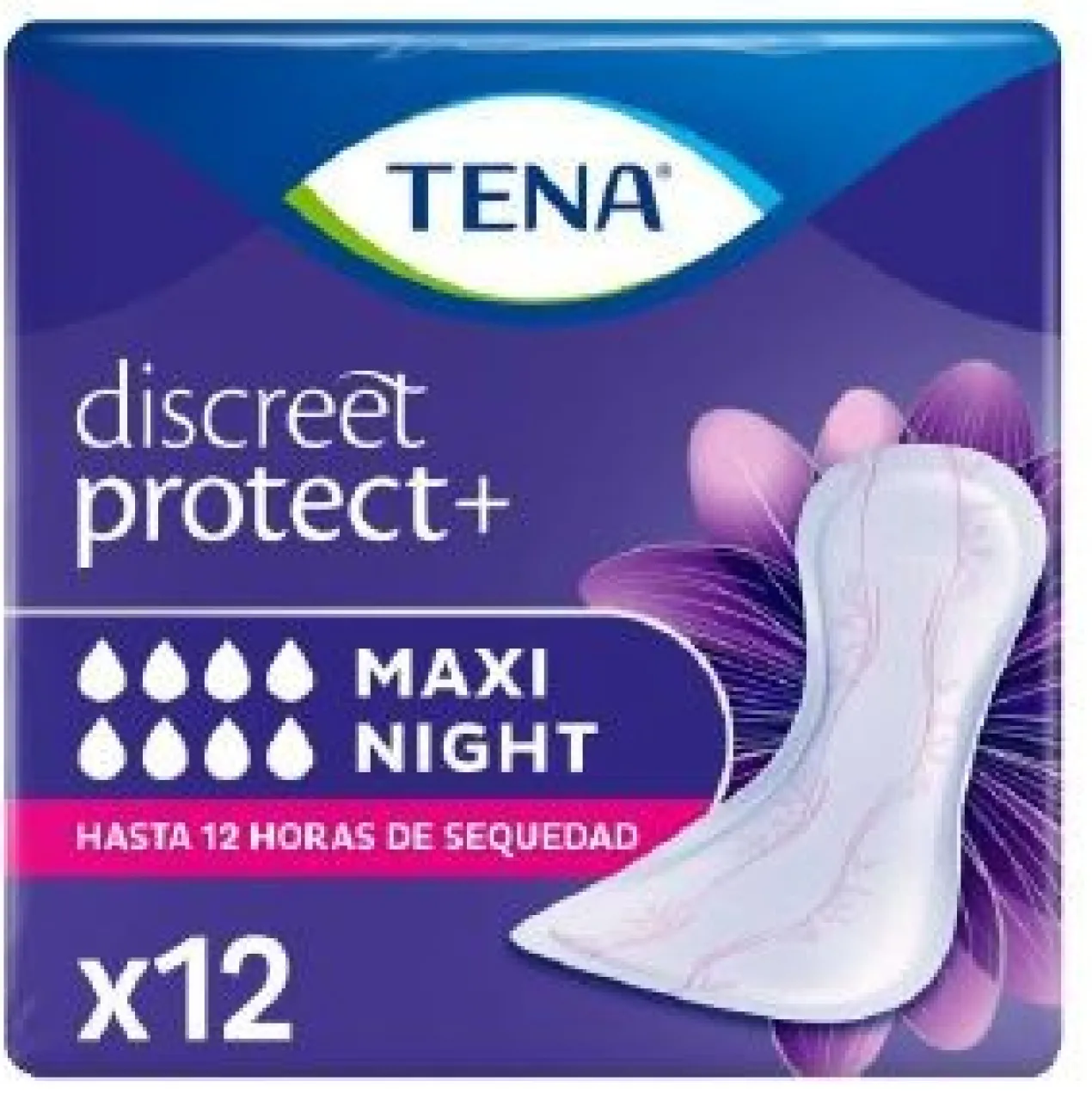 Serviettes Incontinence Féminine Discreet Maxi Nuit