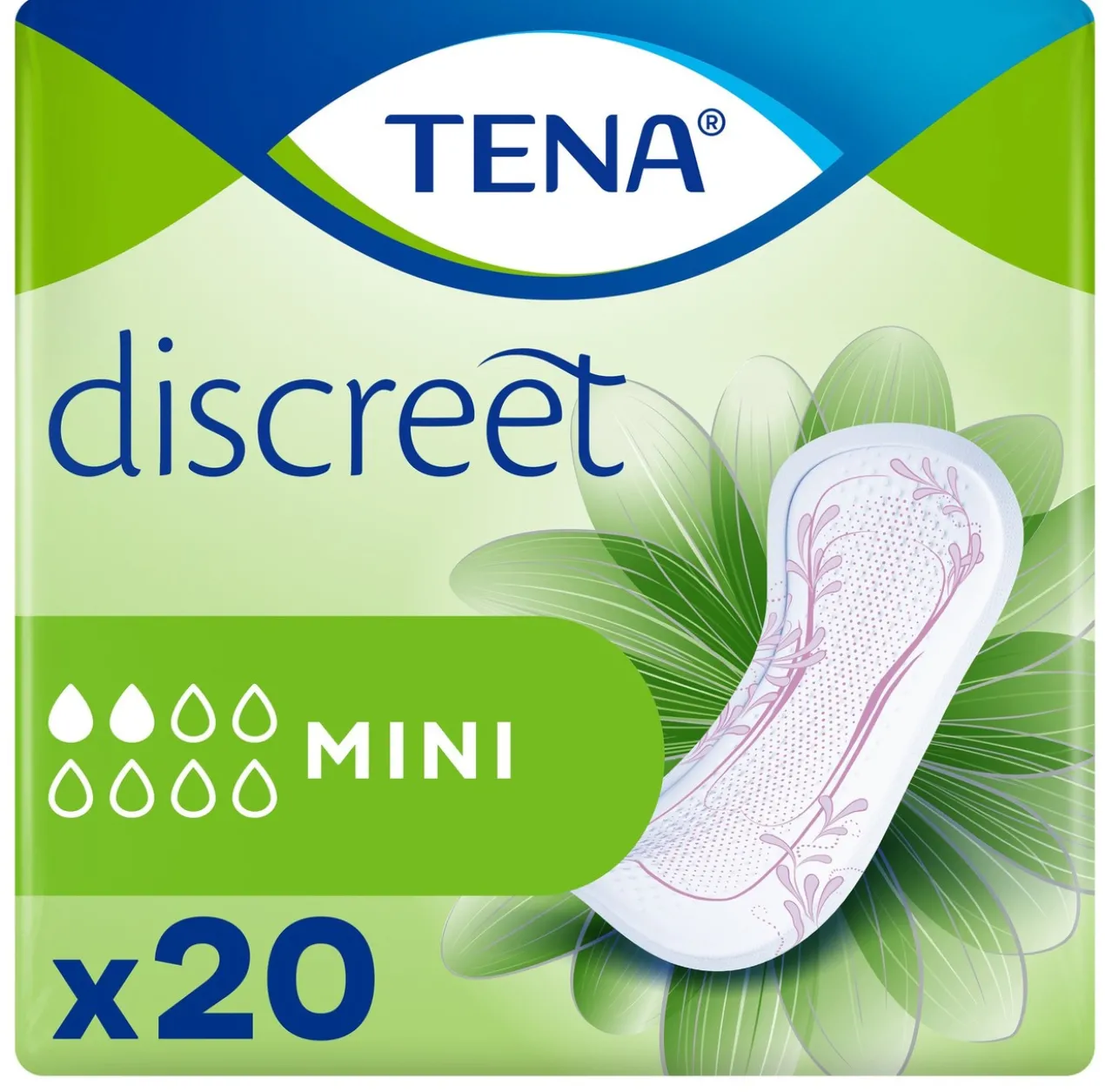 Serviettes pour Incontinence Féminine Discreet Mini Ultra