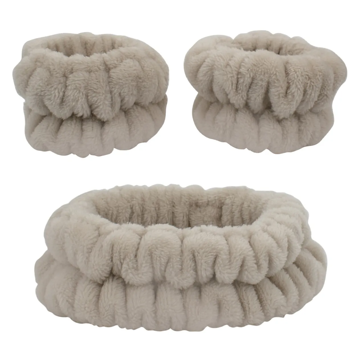 Set bandeau & bracelets éponge