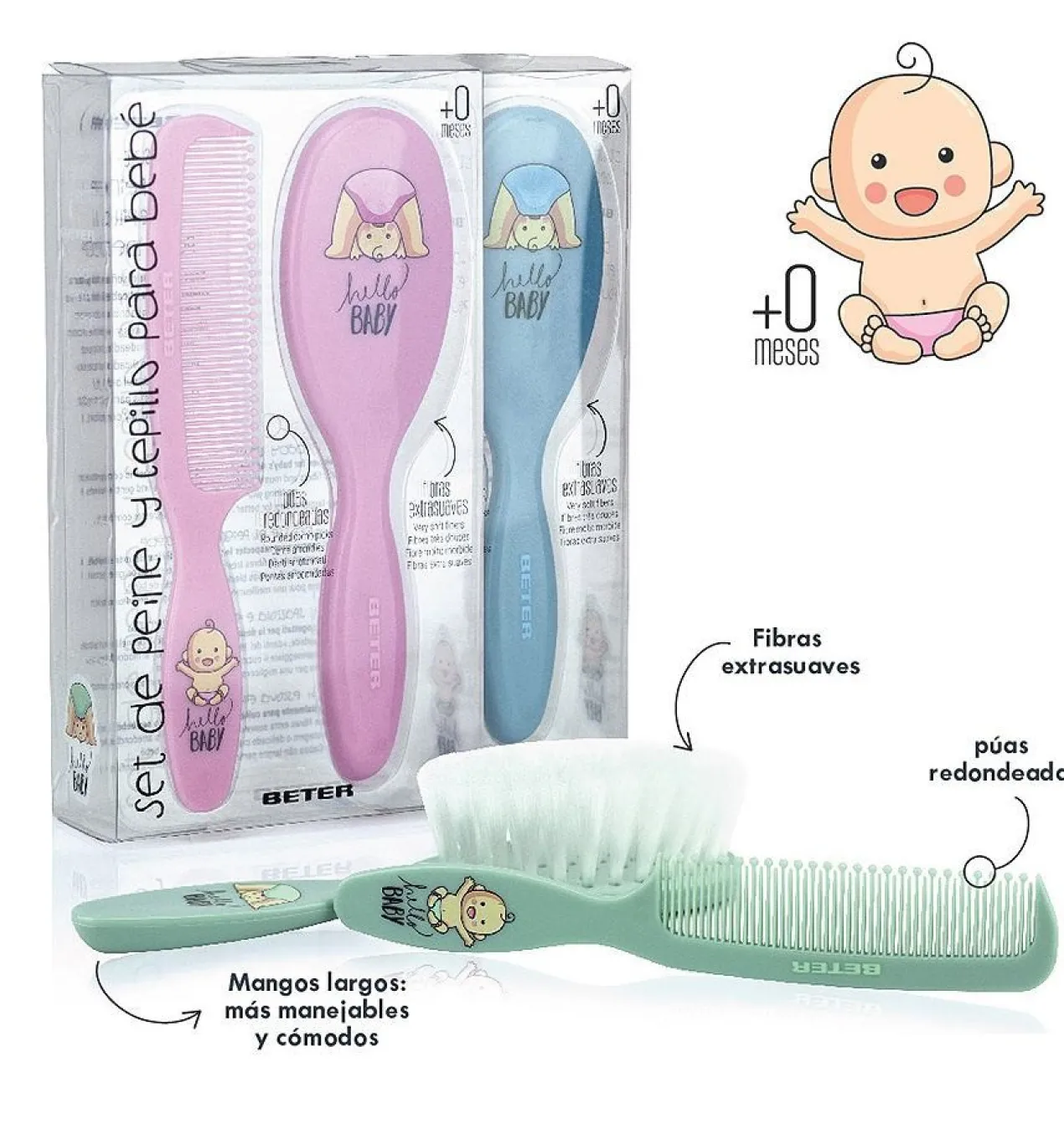 Set Brosse et Peigne pour Bébé