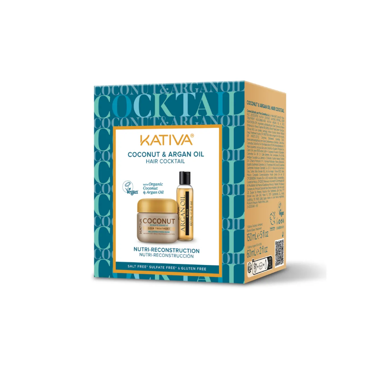 Set Coconut & Argan Oil Hair Cocktail Nutri-Reconstruction