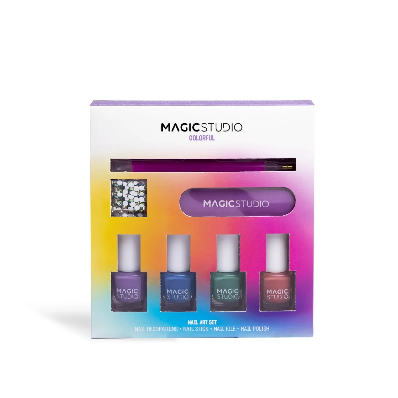 Set Colorful de Décoration pour Ongles