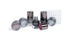 Set Complet Ongles Black Crystals