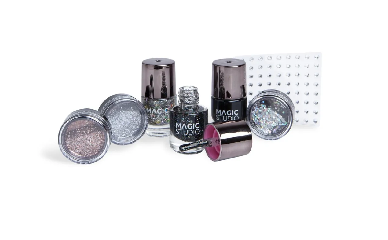Set Complet Ongles Black Crystals