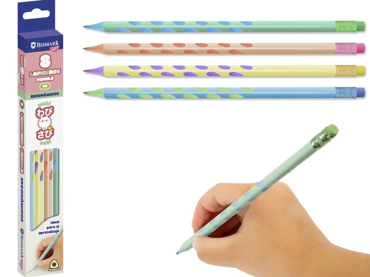 Set Crayons avec Gomme
