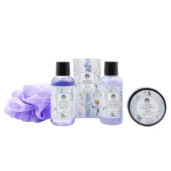 Set de Bain Cube en Bois Lavender Botanique