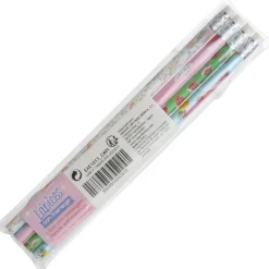 Set de 4 Crayons avec Gomme et Messages