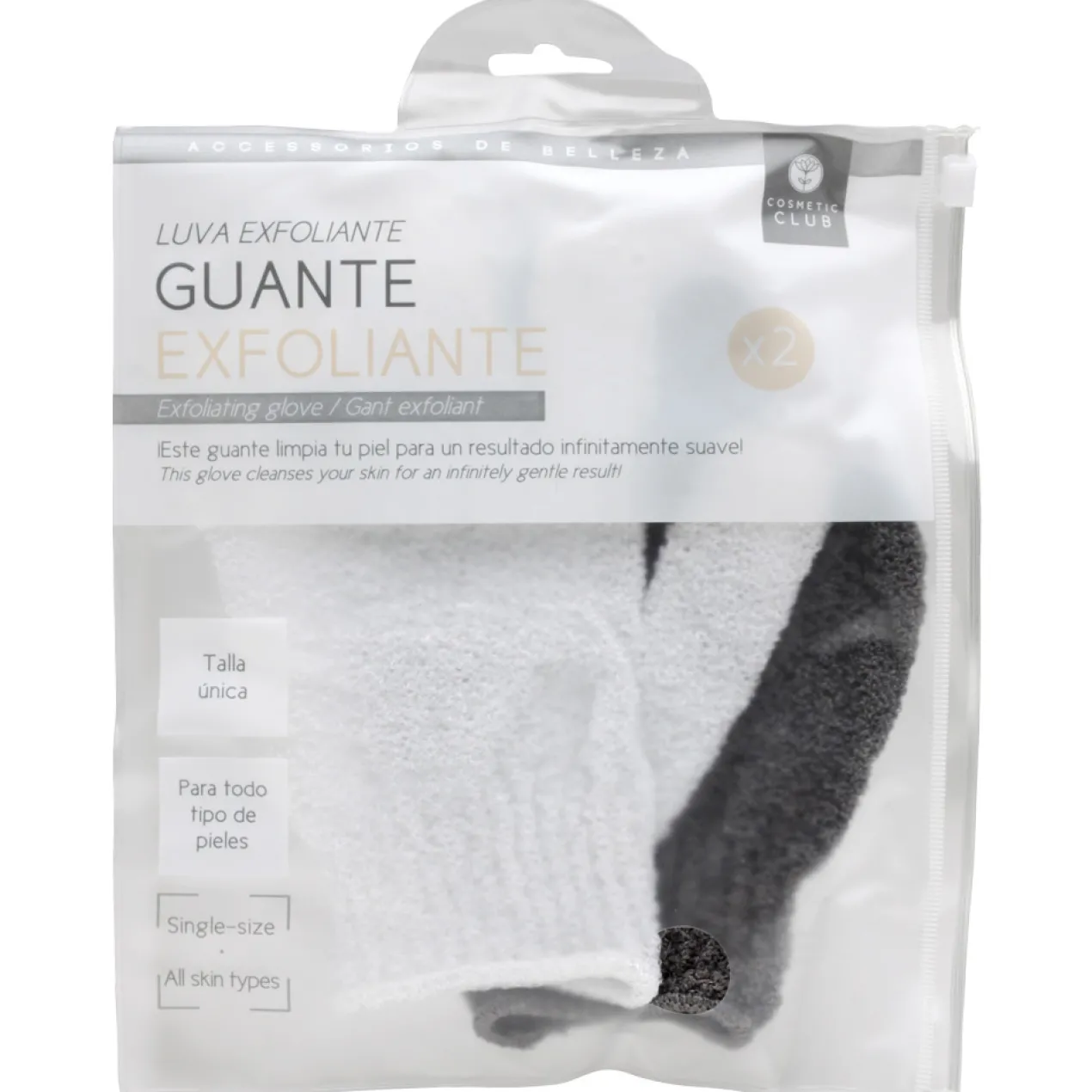 Set de 2 Gants Exfoliants