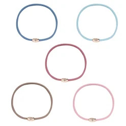 Set de 5 Élastiques Fins Colorés