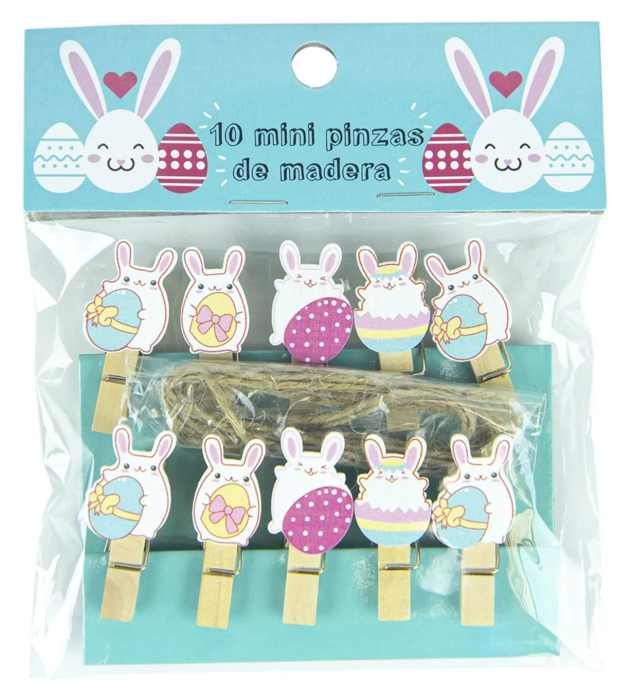 Set de Mini Pinces en Bois Licorne