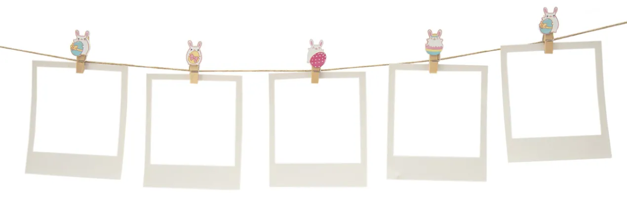 Set de Mini Pinces en Bois Pâques