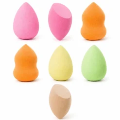 Set de 7 Mini Éponges de Maquillage Multicolores