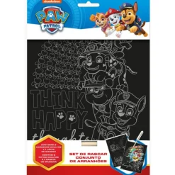 Set de Papeterie Scratch Art Pat' Patrouille