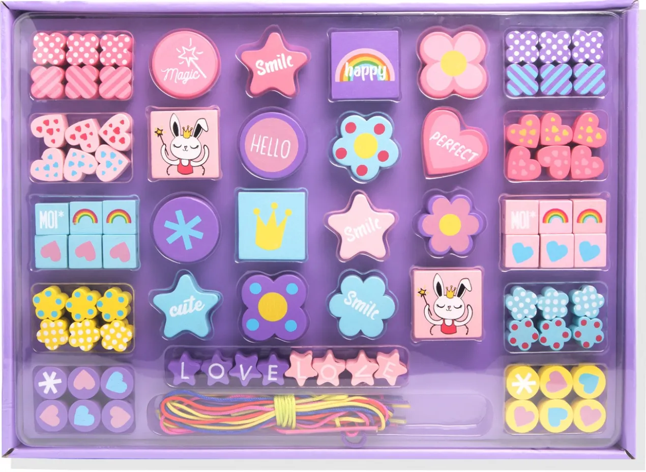 Set de perles Lettres et Formes