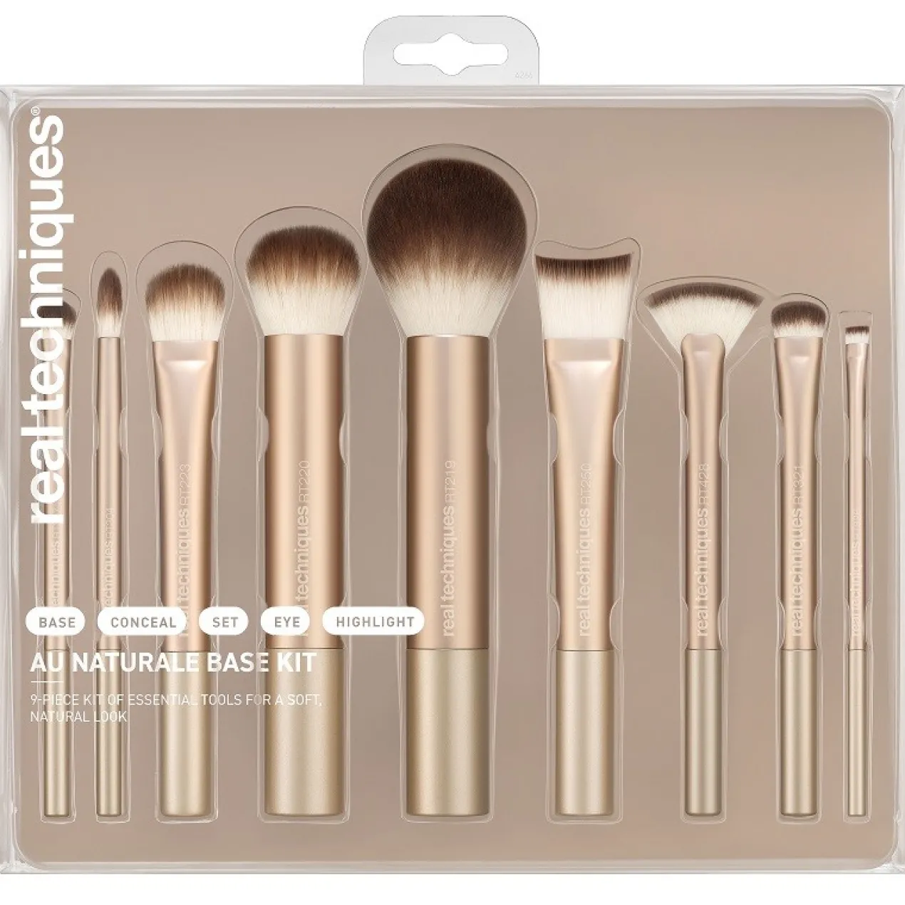 Set de 9 Pinceaux Au Naturel Complete Brush Set