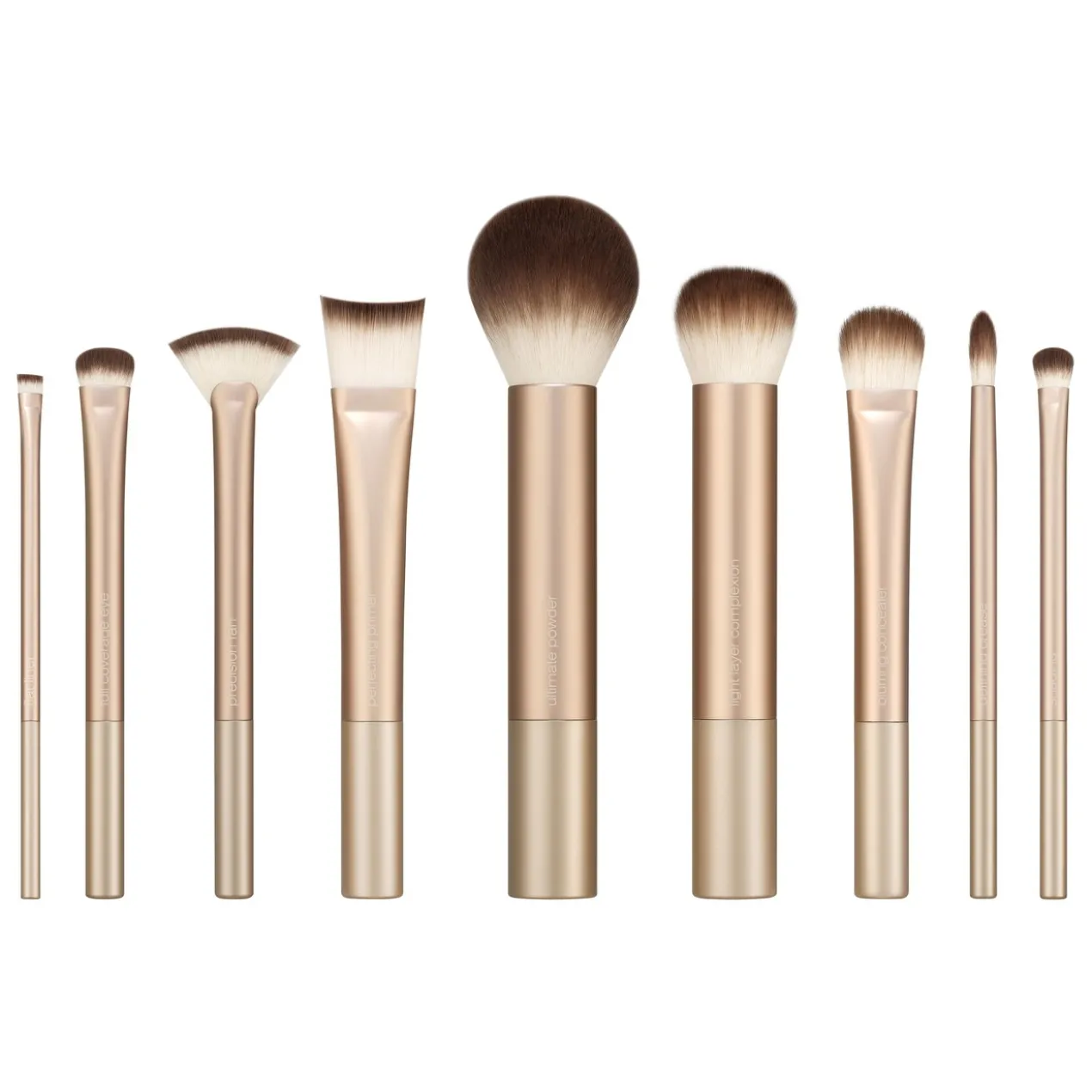 Set de 9 Pinceaux Au Naturel Complete Brush Set