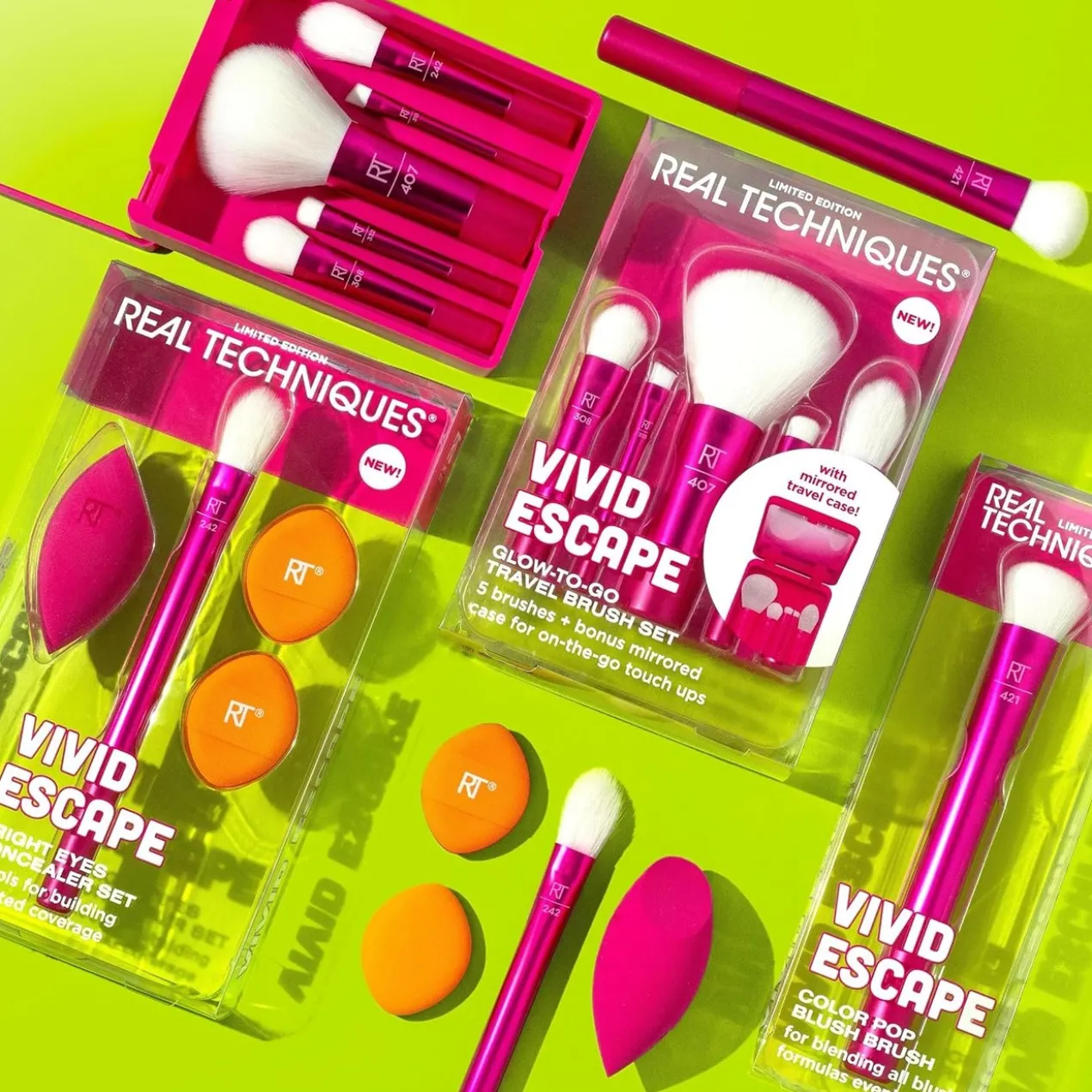 Set de pinceaux de voyage Glow-To-Go – Édition Limitée