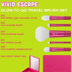 Set de pinceaux de voyage Glow-To-Go – Édition Limitée