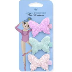Set de 3 pinces pailletées Little Princess