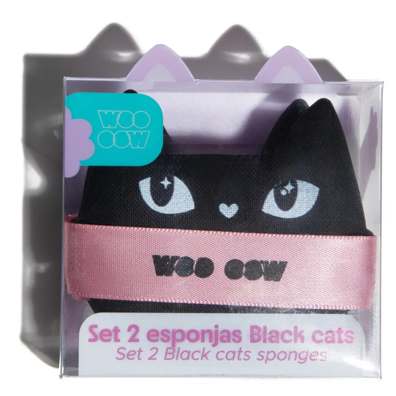 Set de 2 éponges Black Cats