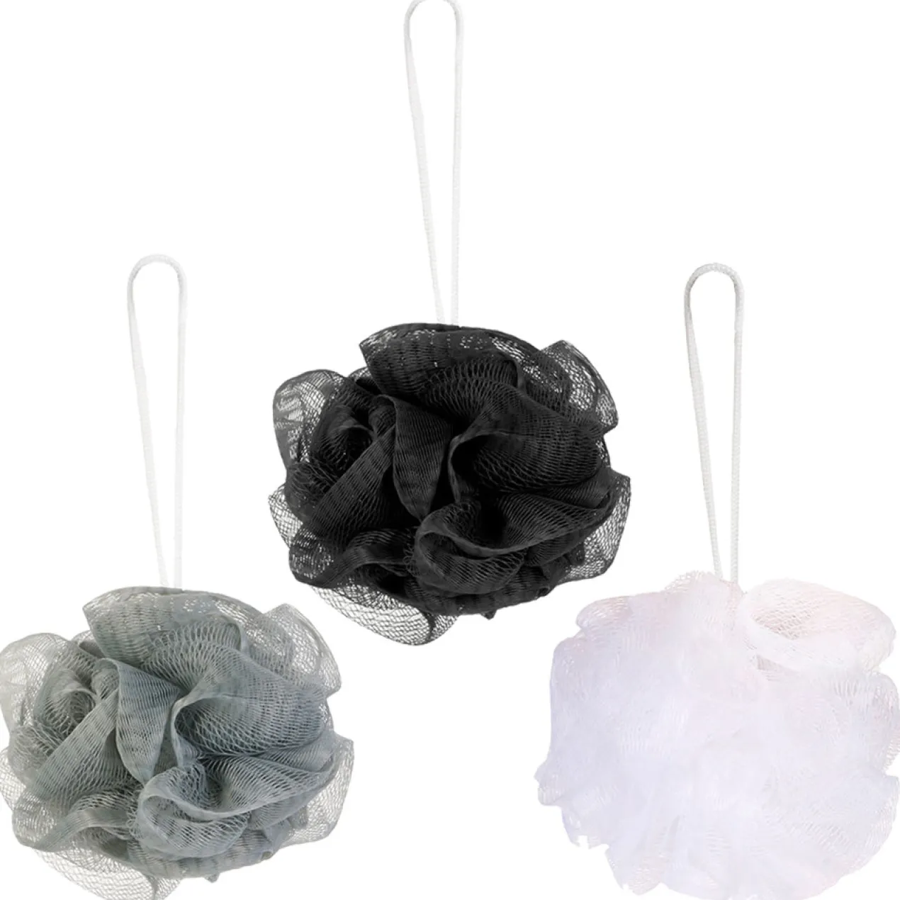 Set de 3 éponges de douche
