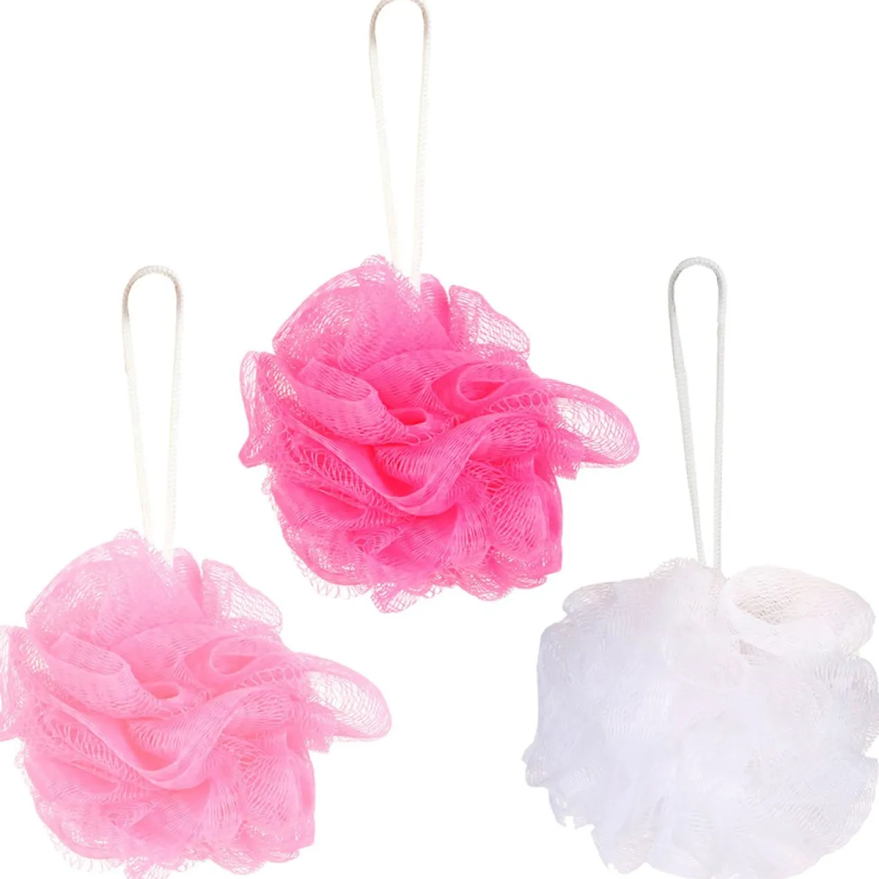 Set de 3 éponges de douche