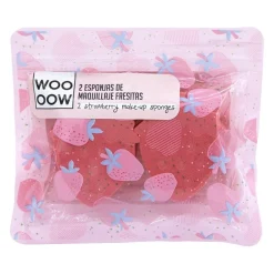 Set de 2 Éponges de Maquillage Fraise