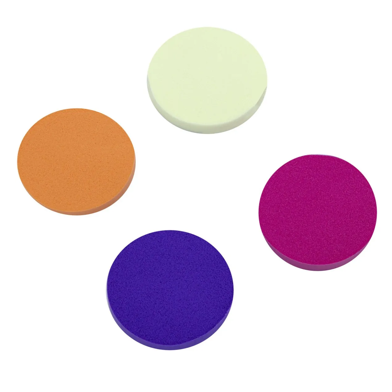 Set de 4 Éponges de Maquillage Rondes