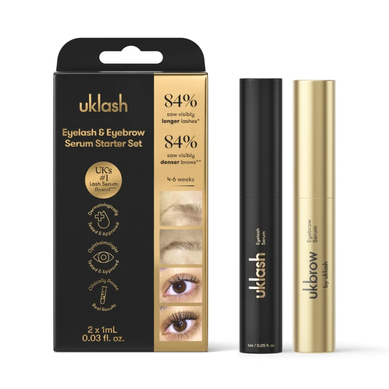 Set de Sérums Eyelash + Ukbrow Eyebrow