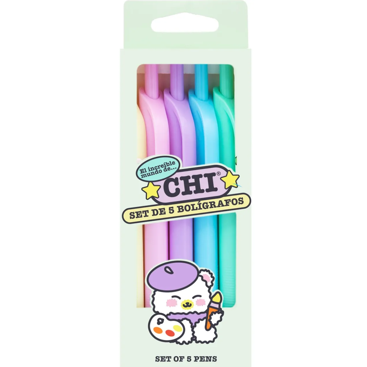 Set de 5 Stylos