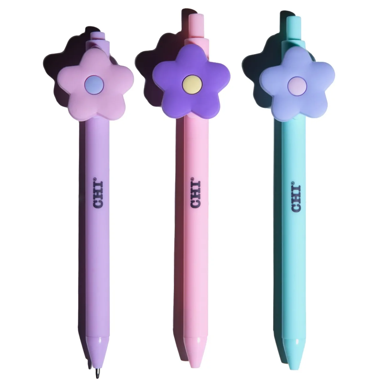 Set de 3 Stylos Chi's Flowers