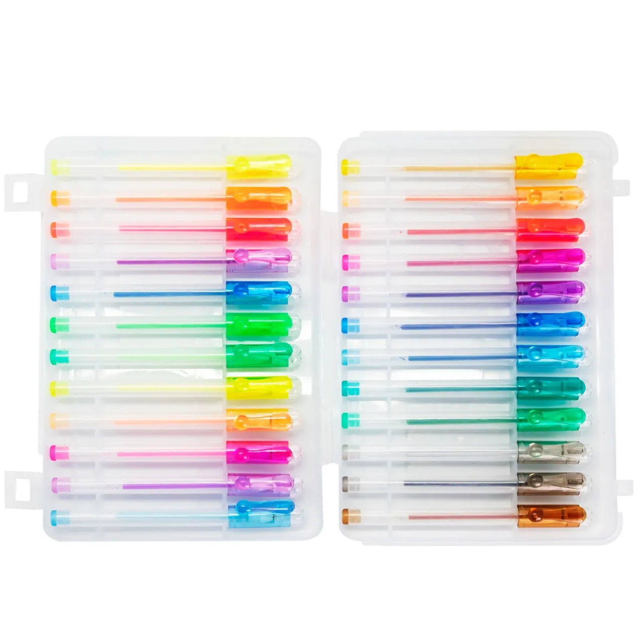 Set de stylos gel pailletés et fluo