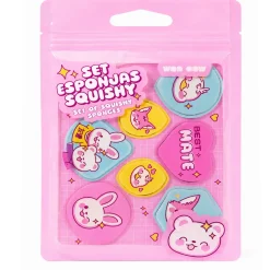 Set d’Éponges de Maquillage Squishy