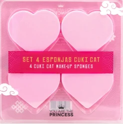 Set 4 Eponges Cuki Cat You Are The Princess