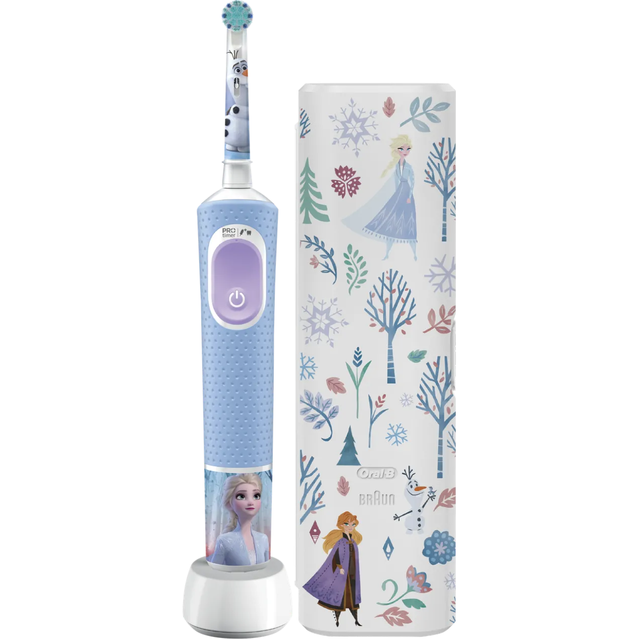 Set Frozen Brosse à Dents Électrique + Étui de voyage