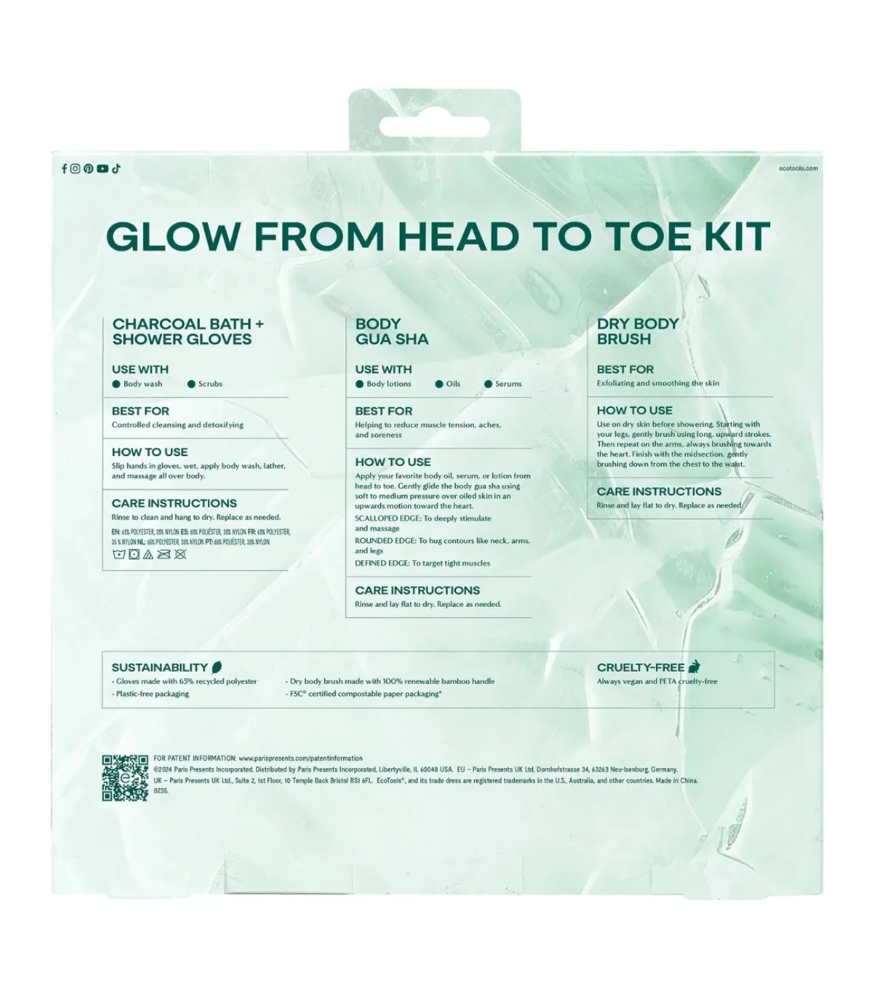 Set Holidays Soins des Pieds Glow From Head to Toe