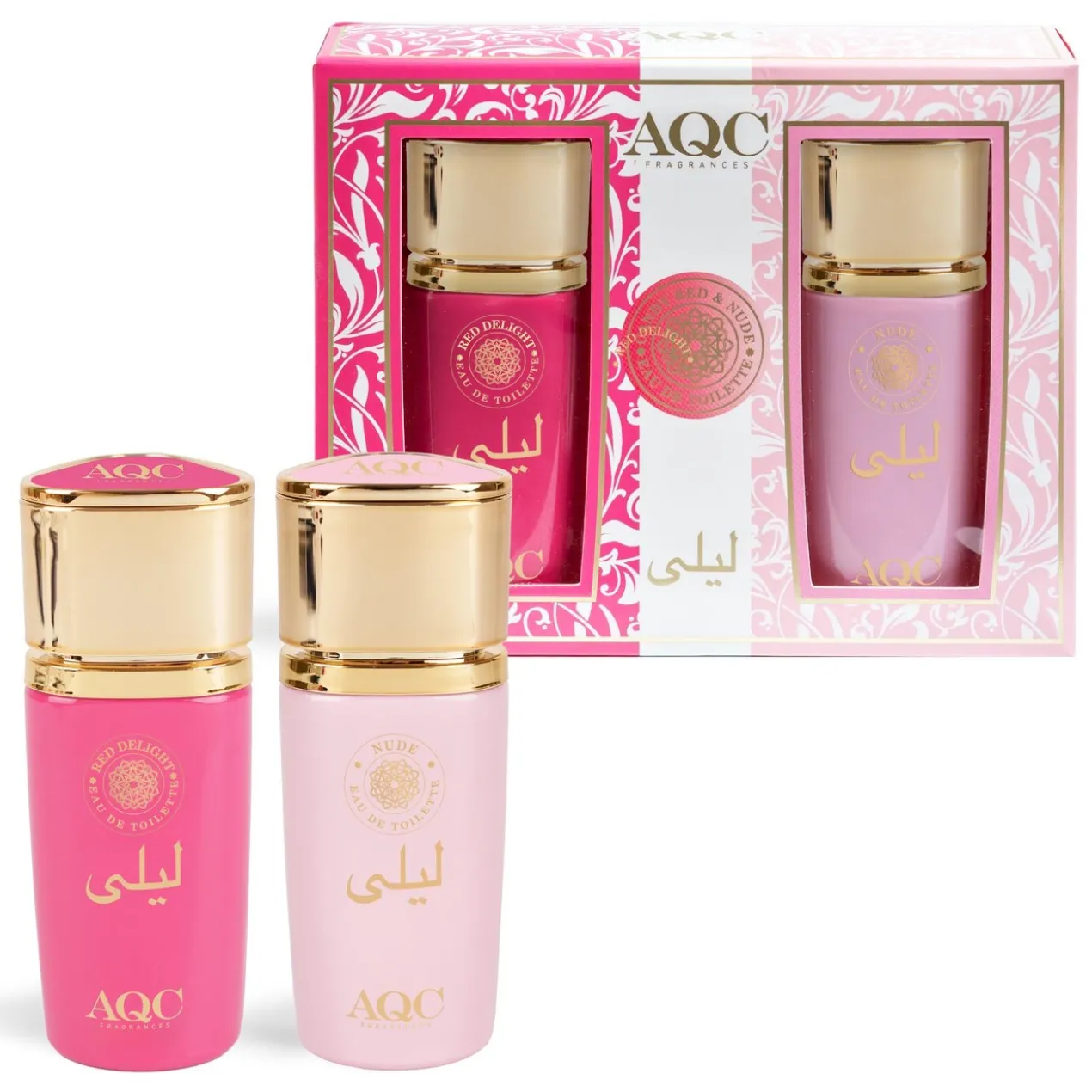 Set Leila Candy Red & Nude