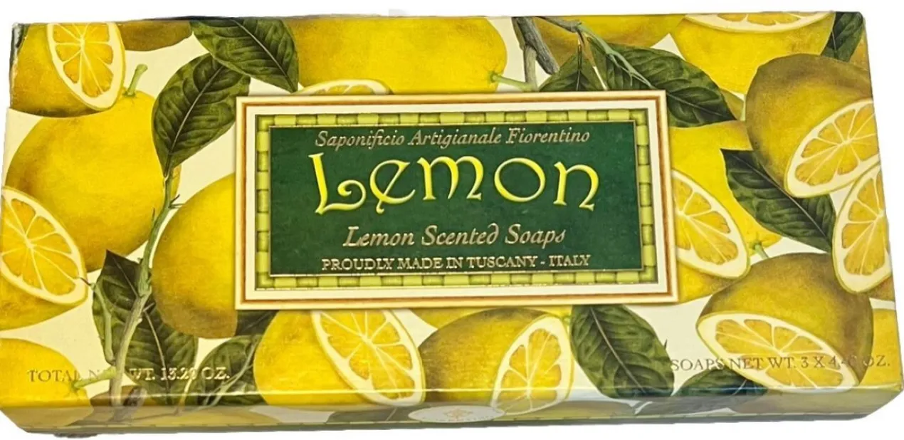 Set Lemon Scented Soap