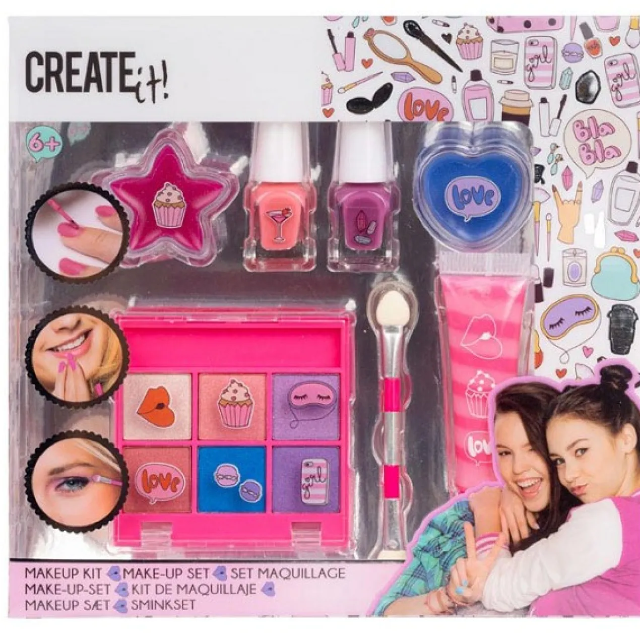 Set Maquillage Rose Lilas