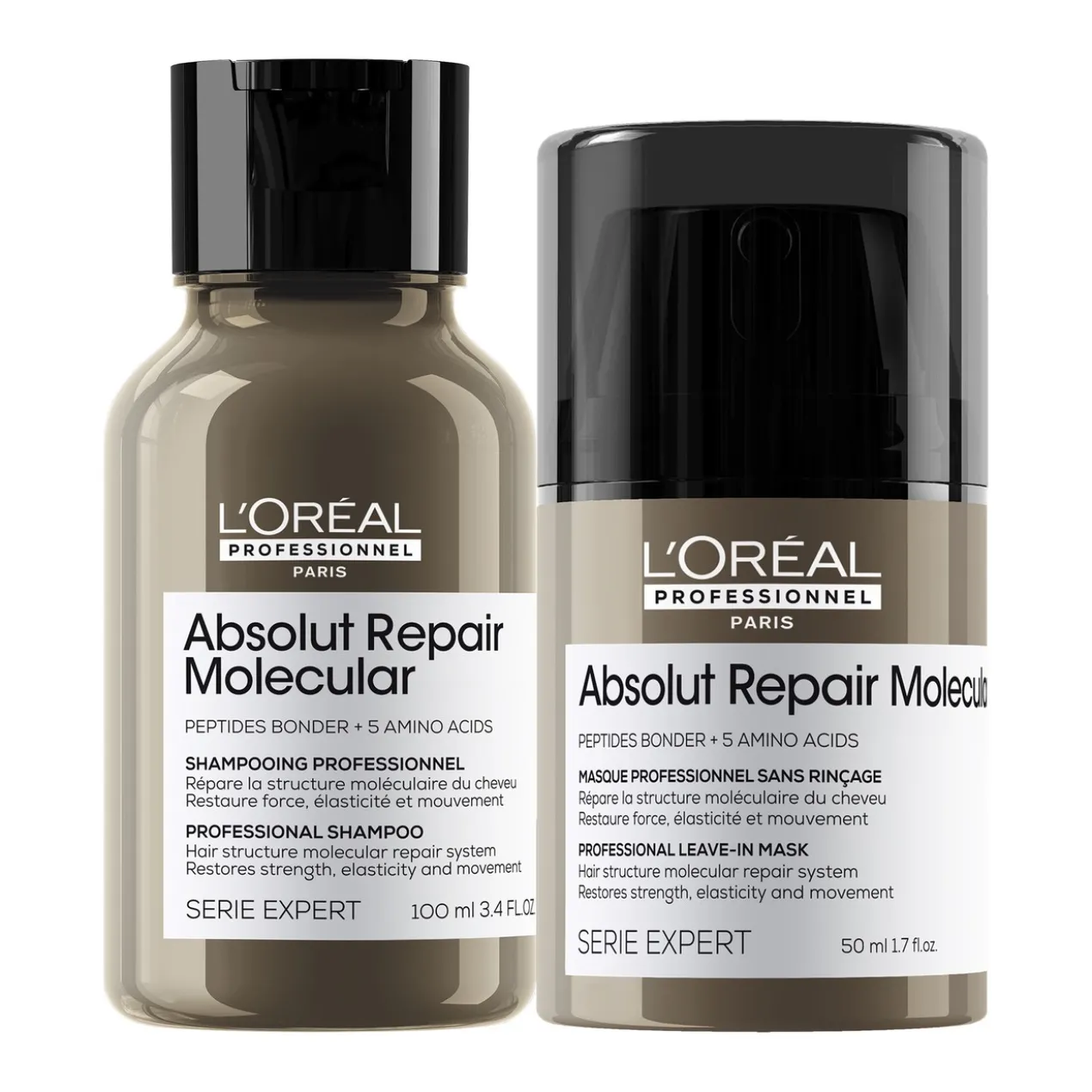 Set 2 Minis Absolut Repair Molecular Shampoing+Masque