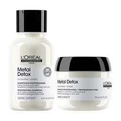Set 2 Minis Metal Detox Shampoing+Masque
