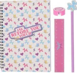 Set Papeterie Cahier Fille