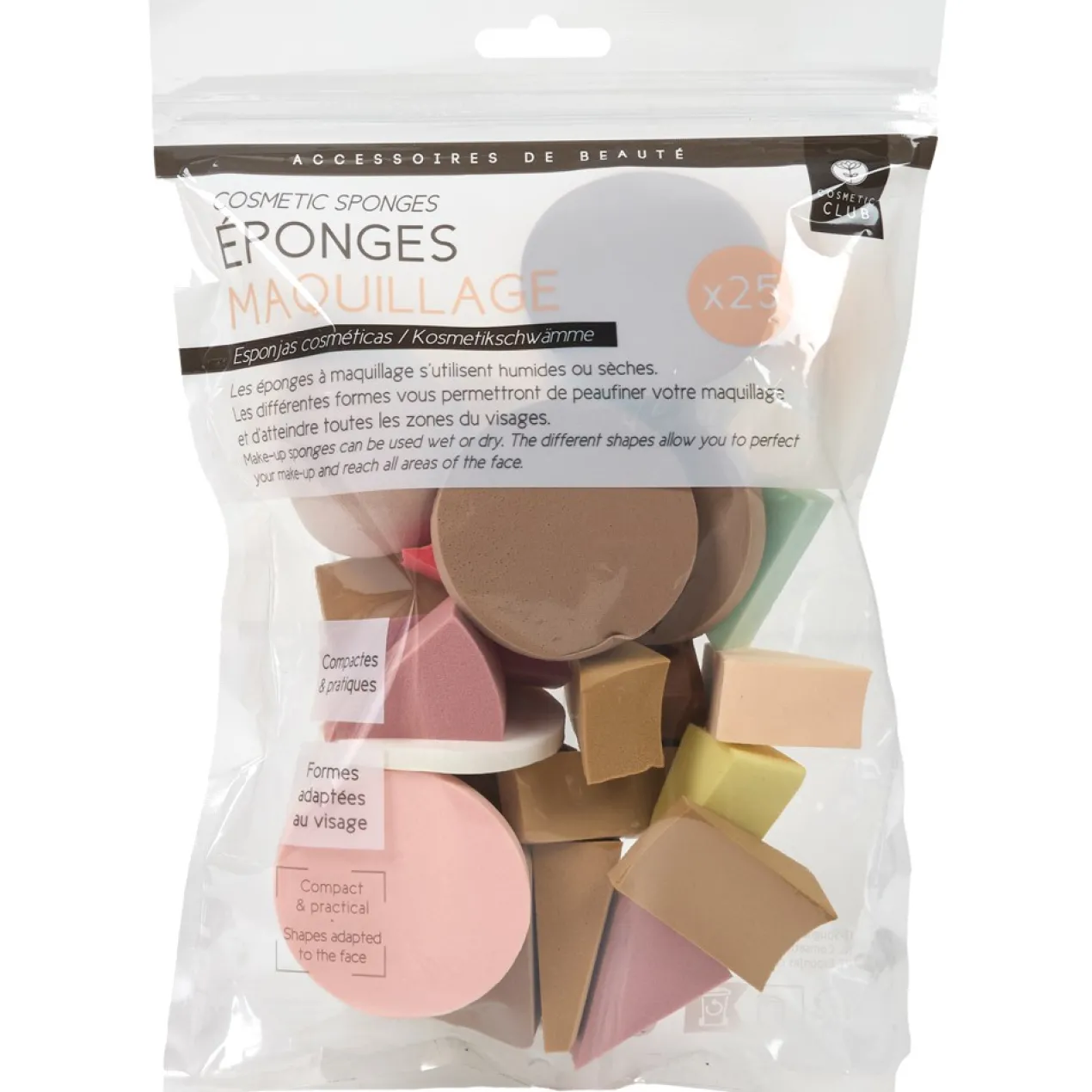 Set Éponges de Maquillage Compactes et Pratiques