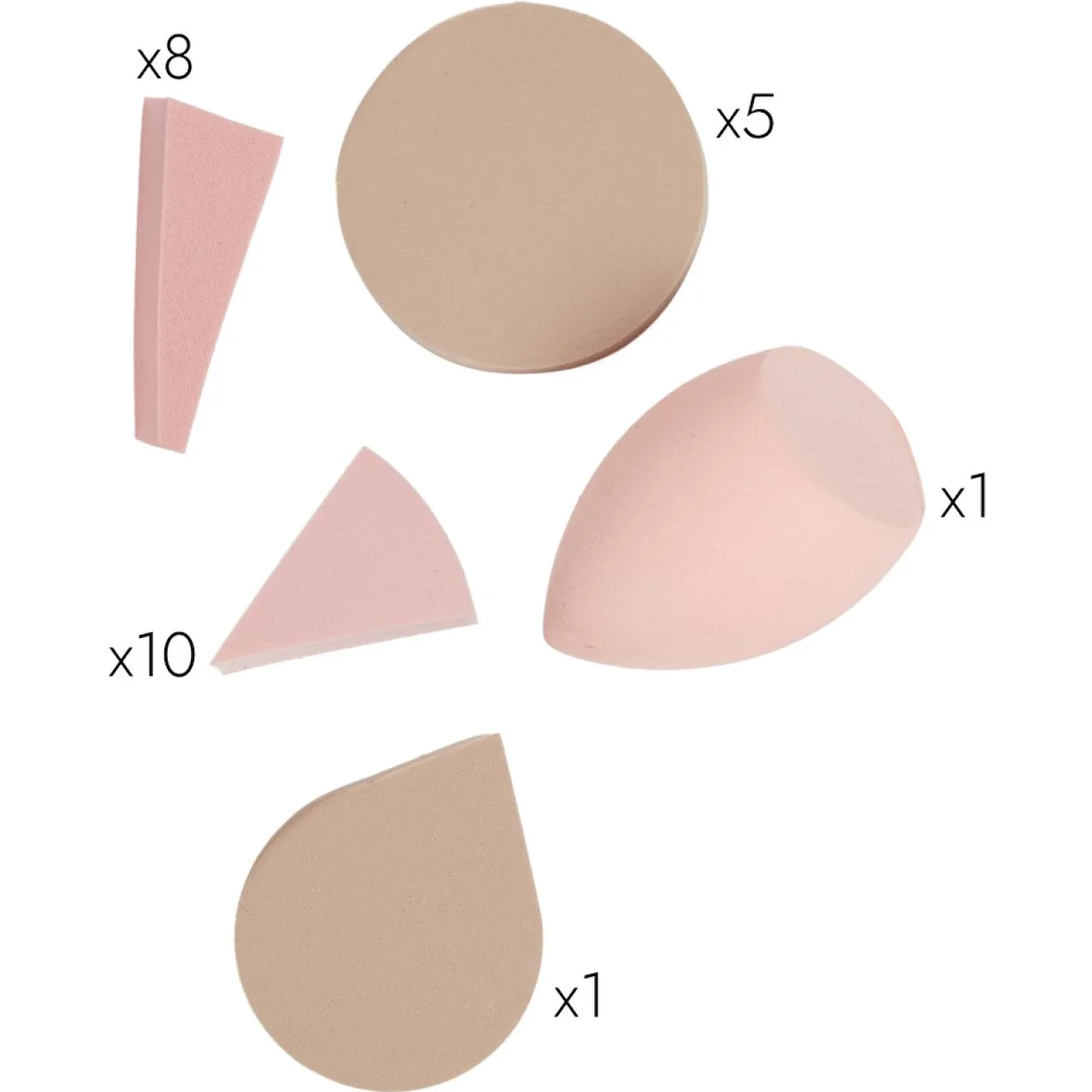 Set Éponges de Maquillage Compactes et Pratiques