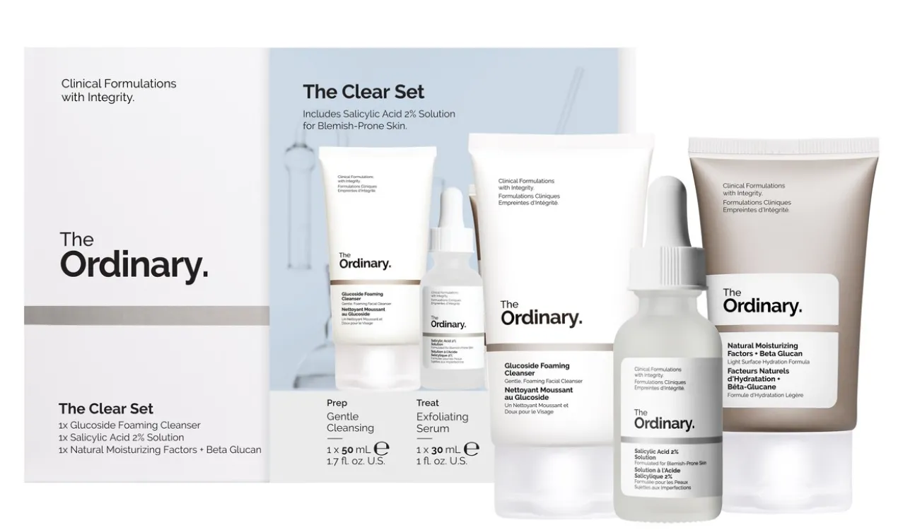 Set The Clear Routine pour le Visage